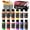 12 Metallic Colors, variant on Fantastory Metallic Iridescent Acrylic Paint Set with 12 Brushes, 12 x 2oz Craft Paint Kit