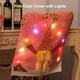 thumbnail image 4 of Fundas para sillas con lentejuelas, color rosa bonito, para decoraciones navideñas, 4 of 6
