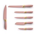 thumbnail image 3 of Beautiful 6-Piece Rose Champagne Gold Knife Set, 3 of 3