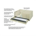 thumbnail image 2 of Safco 5 Drawer Metal Flat Files Cabinet for 24" x 36" Documents in Tropic Sand, 2 of 3
