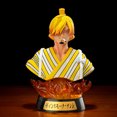 thumbnail image 1 of Media figura con caja de luz, One Piece Wano Country, modelo Zoro Luffy, regalo, 15cm, 1 of 5