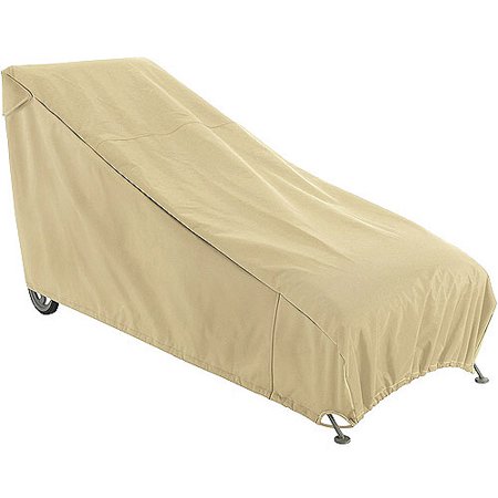 Classic Accessories 58952 Ec Terrazzo Patio Chaise Lounge Cover Medium Classic Accessories Terrazzo Patio Chaise Furniture Storage Cover, Standard, fits up to 66
