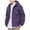 Purple, variant on Fall Winter Windbreaker Jackets for Men Trendy Men's Solid Color Outdoor Windproof And Waterproof Long Sleeved Hooded Jacket
