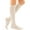 Wheat, variant on mediven comfort for Men & Women, 15-20 mmHg Calf High Closed Toe Compression Stockings, Sandstone, III-Petite
