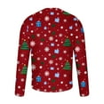 thumbnail image 5 of Aimik Hanes Mens Ugly Christmas Sweaters Casual Christmas Print Pullover Crew Neck Long Sleeve Shirts Fashion Oversized Sweatshirts-Multicolor XXL, 5 of 5