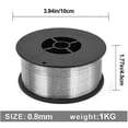 thumbnail image 3 of E71T-GS Aluminum Flux Core Welding Wire Gasless, 1KG Self-Shielded 0.8mm Wire for MIG Welding, 3 of 5