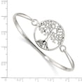 thumbnail image 2 of Sterling Silver Tree of Life Slip-On Bangle Bracelet, 2 of 5