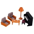 thumbnail image 1 of Lámpara de Mesa de Sofá de Piano de Simulación, Juego de Casa de Muñecas Modelo de Muebles de Bricolaje, 1:12, 1 of 9