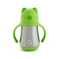 thumbnail image 1 of Munchkin Cool Cat™ Stainless Steel Straw Cup, 8oz, Green, 1 of 6