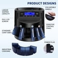 thumbnail image 6 of LCD Digital Display Coin Counting and Sorting Machine, Automatic Wrapping, Fast Accurate Sorting - 270 Coins/Min, 6 of 11