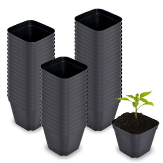 Fdgarden 3 Inch Seedling Peat Pots 100 Pack for Indoor and Outdoor