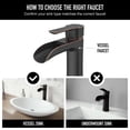 thumbnail image 4 of VIGO Niko Single Handle Single-Hole Bathroom Vessel Faucet Set with Pop-Up Drain in Antique Rubbed Bronze, 4 of 13