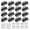 16 piece set-Black, variant on Adjustable Angles Solars Panel Mounting Brackets Corrosions Resistant Frame Heavy Type Support