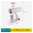 thumbnail image 2 of 250W 60MM Stainless Steel Flat Knife Electric Coffee Grinder Conical Burrs Coffee Grinder ,Easy to Operate, 2 of 7