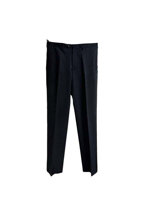 Pre-Owned Prada Straight-Leg Trousers in Black Polyester