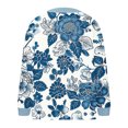 thumbnail image 4 of ZQUUVOU Women's Shirts Casual Floral Printed Knitted Cardigan Button Up Jacket (Multicolor,M), 4 of 5