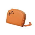 thumbnail image 7 of SolaceHue PU Leather Card Holder for Women, Cute Small Wallet with 11 Slots, Multi-Functional Credit Card Case Purse for ID, Cash, Coins, Gift for Cat Lovers,Brick red, 7 of 7