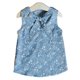 thumbnail image 1 of Jumpingount Conjunto de 2 piezas para niños, chaleco para bebé, pantalones cortos, ropa para niños, ropa de verano para niñas conjuntos de ropa Azul claro 130cm, 1 of 6
