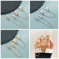 thumbnail image 3 of AMERTEER 2Pcs Chain Combination Ring Stylish Punk Style Chain Goth Cool Rings for Women Teen, 3 of 7
