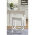 thumbnail image 2 of Warren White Counter Stool, 2 of 7