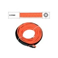 thumbnail image 5 of 50ft x 1/4"Orange Synthetic Winch Rope 7000LBs with Rock Heat Guard and Red Hook for Jeep ATV UTV KFI Ramsey Pickup Truck, 5 of 8