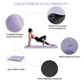 thumbnail image 4 of Tapete de Yoga Plegable, 183x68x0.2 cm Mat de Viaje Portátil, Esterilla de yoga de Gamuza Vegana, Absorción Rapida Del Sudor,Facil de Llevar,Muy Adecuada para Exteriores,Gimnasio, Familia, 4 of 7