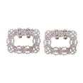 thumbnail image 3 of 2x Crystal Shoe Clip Shoes Buckles, Vintage Wedding, 3 of 8