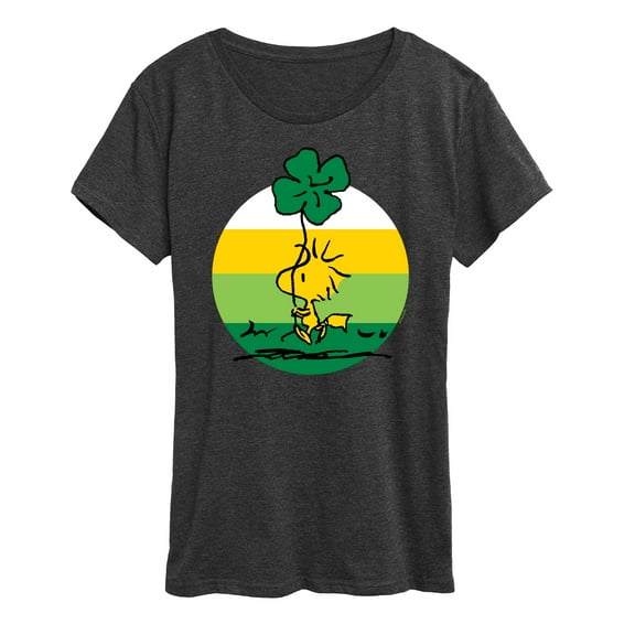 Peanuts - Woodstock Shamrock - Women's Short Sleeve Graphic T-Shirt