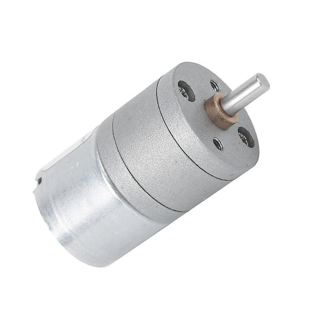 Mini Brushed DC Motor High Torsion Low Noise 6V/12V 4mm Shaft for Robot Electric Curtains 6V-34RPM