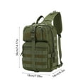 thumbnail image 3 of Men's Backpack Style Shoulder Bag Waterproof Crossbody Bag Multi Functional Large Capacity, 3 of 6