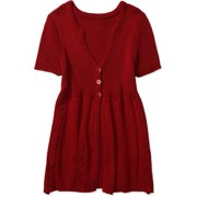 Faded Glory - Women's Plus Cap-Sleeve Tunic Cardigan