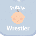 thumbnail image 4 of Inktastic Wrestling Future Wrestler Boys or Girls Baby Bib, 4 of 4