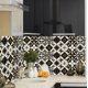thumbnail image 3 of Elegantes pegatinas para azulejos, textura de mármol negro, se pegan en azulejos, azulejos de pared autoadhesivos de PVC, pegatinas impermeables para azulejos de baño, pegatinas para azulejos de coci, 3 of 5