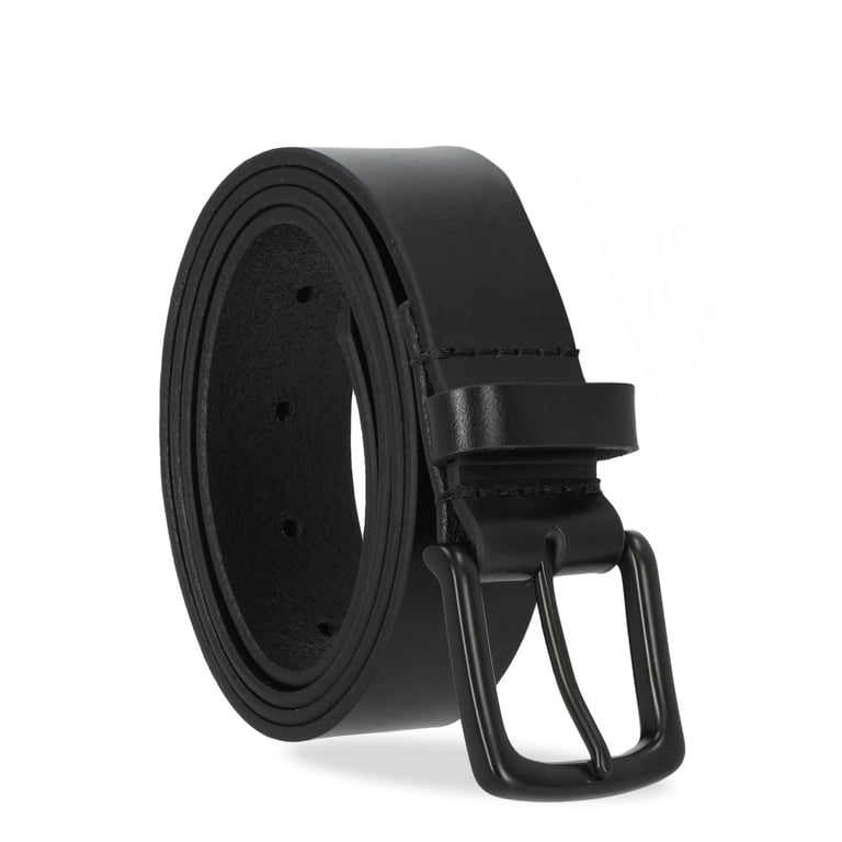 George Men's Classic Genuine Leather Belt, Black photo 1