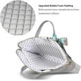 thumbnail image 3 of Laptop Bag - for Women Computer Shoulder Messenger Laptop Case 13.3 Inch（Gray）, 3 of 6