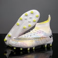thumbnail image 2 of Zapatos de fútbol deportivos FG para hombres, botas de fútbol para adultos, zapatos de entrenamiento de Futsal, ultraligeros, antideslizantes, tacos transpirables para exteriores, venta al por mayor,, 2 of 4
