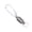 Gray, variant on Net Release Clip Keychain Hook for Fly Fishing Magnet Aluminum Alloy Hook