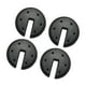 thumbnail image 3 of 4 Piezas Base Sombrilla Patio Exterior Rellenable Agua Arena Diseño Drenable Material Duradero PP Adecuado para Balcones Piscinas Jardines Verano, 3 of 9