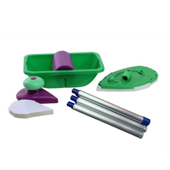 DIY Paint Roller Set Brushes Painting Pads Kits Sponge Brush Head, paint basin, roller, brush