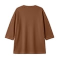 thumbnail image 6 of Posijego Womens Plus Size Cardigans 3/4 Sleeve Open Front Lightweight Causal Soft Cardigan Summer Loose Cover ups Jackets, 6 of 7