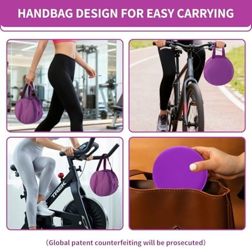Yoga Knee Pad, 1.57 Inch Thick, Memory Foam and EPE Foam, Waterproof and Non-Slip, for Knees Elbows Wrist Hands Head Yoga Pilates Work Out Kneeling Pad, Exercise Mat 2