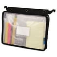 thumbnail image 2 of Expanding Zipper Pouch, 13 X 9 1/4, Clear/black | Bundle of 5 Each, 2 of 5