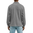thumbnail image 4 of Mens Polo Shirts Long Sleeve Corduroy Lapel Collar Men Shirts Casual Comfort Button-Down Golf Shirt with Pocket, M, 4 of 5