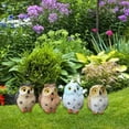 thumbnail image 5 of HGYCPP Miniature Resin Owl Figurine Fairy Garden Mini Animal Statue Landscape Decor, 5 of 15