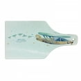 thumbnail image 1 of Travel Cutting Board, Nursery Scene of an Airplane Clouds and Stars, Decorative Tempered Glass Cutting and Serving Board, in 3 Sizes, by Ambesonne, 1 of 2
