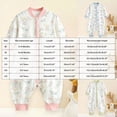 thumbnail image 5 of KPOPLK Baby Infant Boy Romper PJS Long Sleeve Footless Pajamas Fall Winter Sleep N Play Cotton Button Down Jumpsuit Sleepwear Size 5-6 Years, 5 of 6