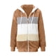 thumbnail image 4 of Gibobby Chamarra de invierno para mujer, Chaquetas de invierno para mujer, abrigos casuales con cremallera, abrigos gruesos y cálidos con bolsillos(Caqui,CH), 4 of 5