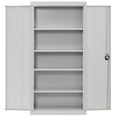 thumbnail image 6 of Sandusky Lee Heavy-Duty Welded Steel Garage Storage Cabinet, Dove Gray, 6 of 15