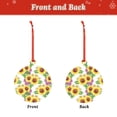 thumbnail image 2 of Gaeub Sunflowers Print Christmas Ornaments for Christmas Tree,Christmas Decor,Christmas Decorative Hanging Pendants,Acrylic Christmas Decorations -Round Shape, 2 of 7