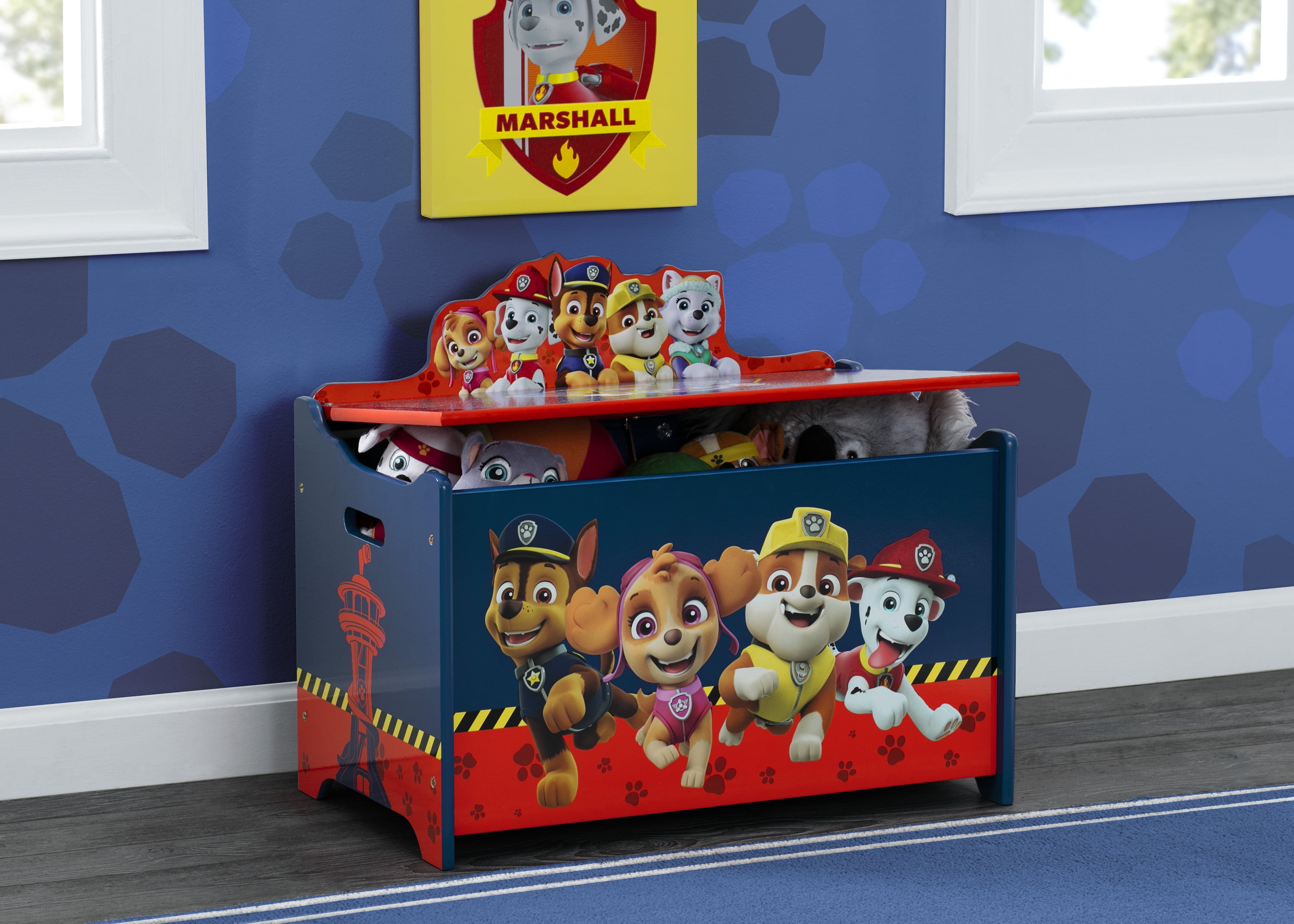paw patrol toy box walmart